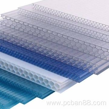 twin-wall 6mm polycarbonate sheet
